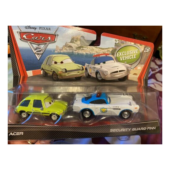 Disney Pixar Cars 2 Pack ACER & SECURITY GUARD FINN (2010) {1}