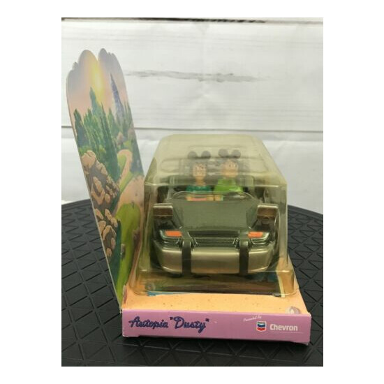 The Chevron Cars The Autopia Cars Disneyland Park Dusty Collectible Green {4}