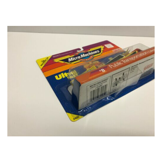 1989 Micro Machines ULTRA FAST Public Transportation Collection #8 * Rarely Seen {4}