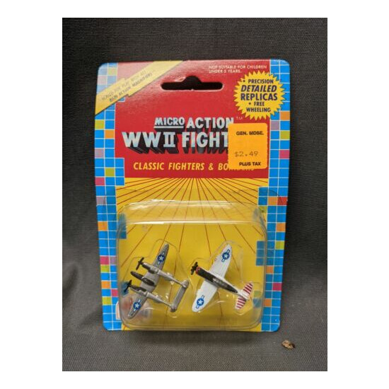 MICRO ACTION WWII World War 2 Fighter planes Fighters Model 1989 b {1}