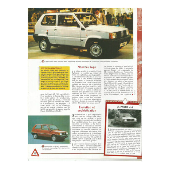 Automobile spec sheet - 1980-fiat panda car intelligence-car  {2}