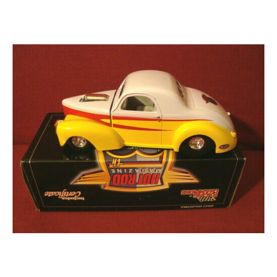 RACING CHAMPIONS 1998 HOT ROD "41 WILLYS 1:24 DIE CAST CAR 1OF 2500 NM IN BOX {7}