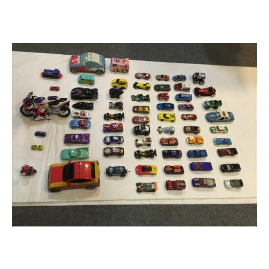 Die Cast Cars, transformers, super heroe cars, lot of 65 cars {7}