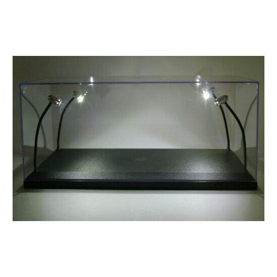 Showcase Case pinboard in Plexiglass 1/18 with 4 LED Car Diecast f1 GT Ferrari  {2}