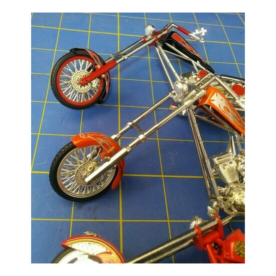 LOT of 4. 1:18 WEST COAST CHOPPERS. Joy Ride. Motorcycles. Missing parts. {7}