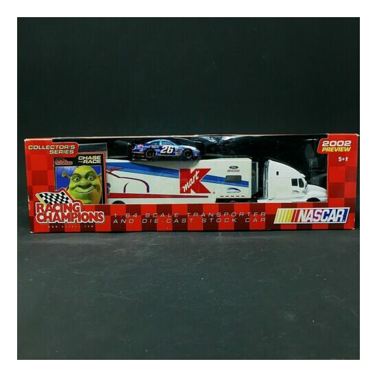 NASCAR Racing Champion Chase the Race Trailer Rig 2002 White - New {1}