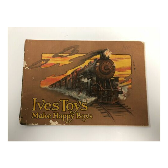 Vintage Original 1915 Ives Toy Train Locomotive Catalog (64 pages) {1}