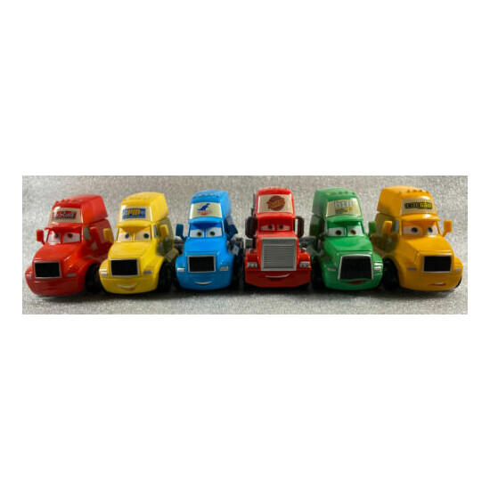 Disney Pixar Cars Semi-Truck Hauler Cabs - Lot of 6 with Mack & More! - LOOSE {1}
