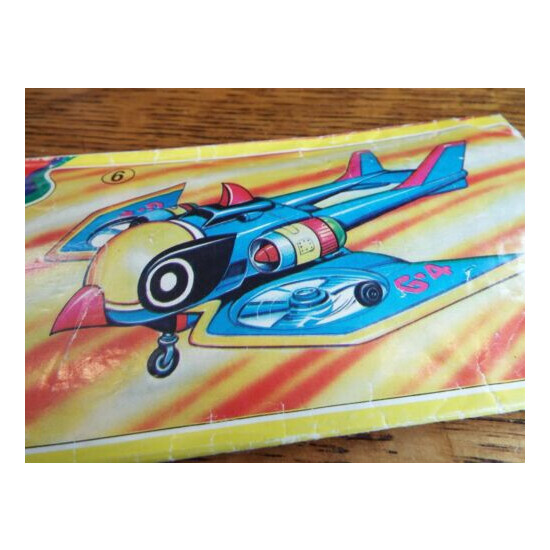 Vintage PETREL Flying Glider Sparrow Gatchman Series Futuristic Toy Airplane {2}