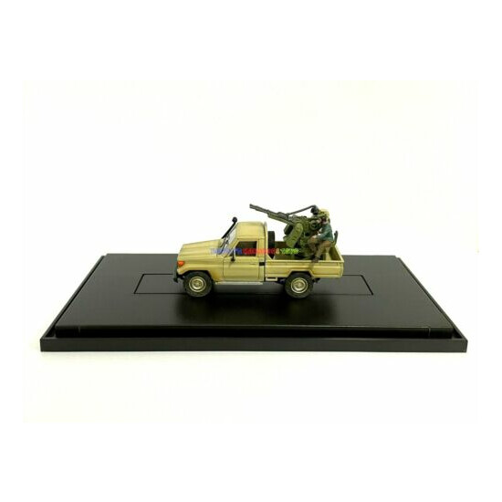 1/72 Diecast Tank Terror Pickup Truck with Anti-Aircraft Gun w/ 2 Figures Model {1}