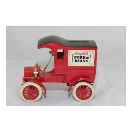 Campbells Pork & Beans Ertl 1905 Ford First Delivery Car Truck Bank Rare  {1}