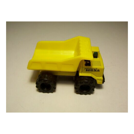 Tonka Dump Truck Yellow Diecast Plastic McDonalds 1992 Loose {4}