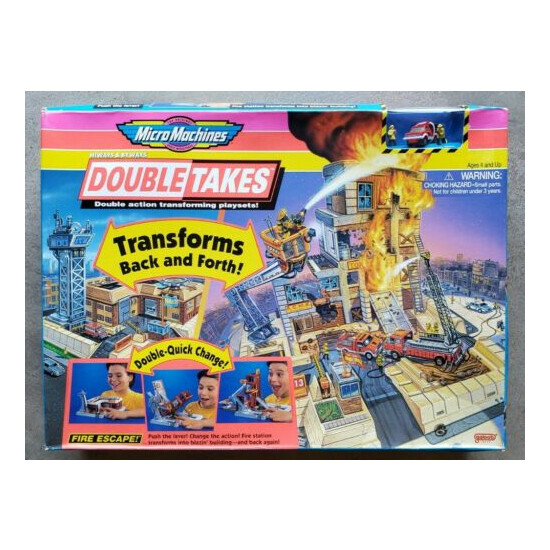 Micro Machines Fire Escape Double Takes Transforming Playset Hiways & Byways {1}