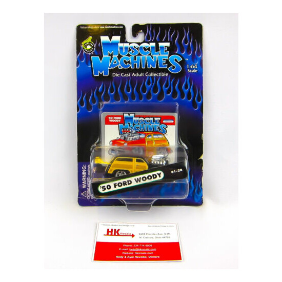 Muscle Machines: '50 Ford Woody: 1/64 Scale | NIB {1}