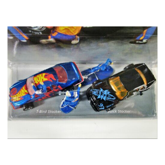 HOT WHEELS ACTION PACK OLD SCHOOL NASCAR RACING PIT CREW SET NEW IN 1996 PACKAGE {4}
