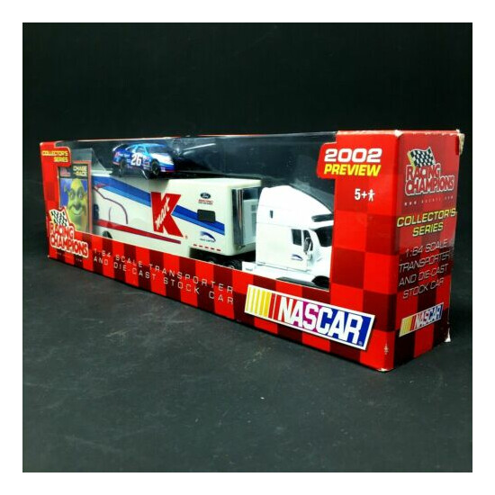 NASCAR Racing Champion Chase the Race Trailer Rig 2002 White - New {2}