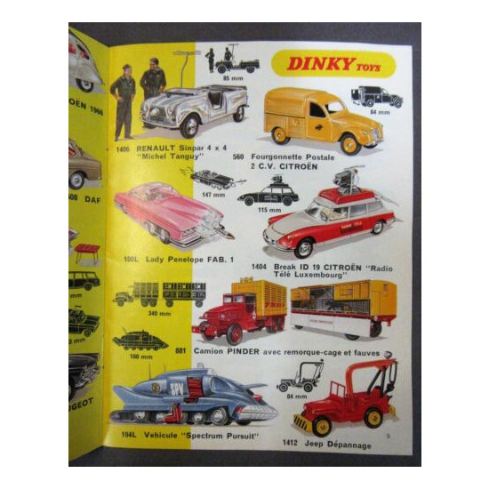 1969 1st Edition French DINKY Diecast Toys CATALOG {2}