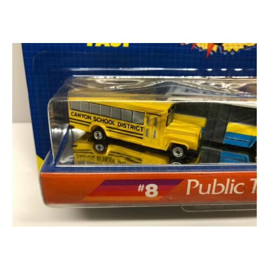 1989 Micro Machines ULTRA FAST Public Transportation Collection #8 * Rarely Seen {2}