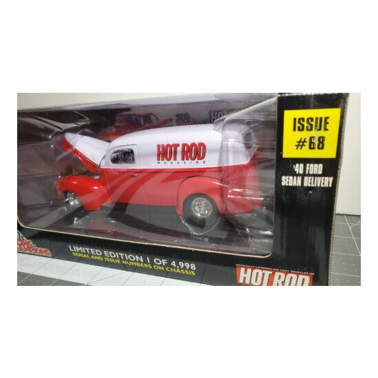 Racing Champions Hot Rod Magazine 1940 Ford Sedan Delivery 1:24 Scale New in Box {3}