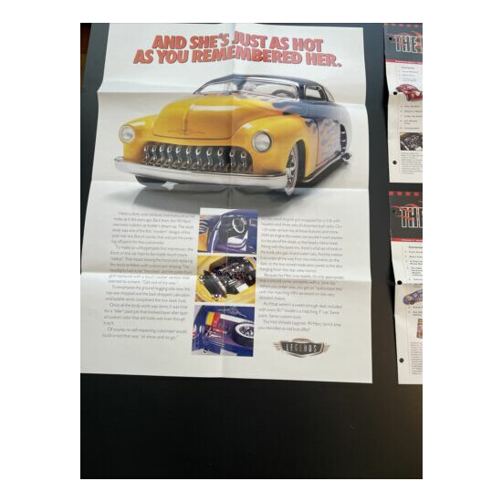Hot Wheels The Inside Track Newsletter / Volume 1 & 2 Plus Legends Poster {4}