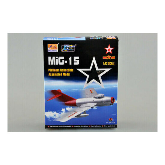 Easy Model 1/72 MiG-15 PLA Plastic Fighter Model #37133 {6}