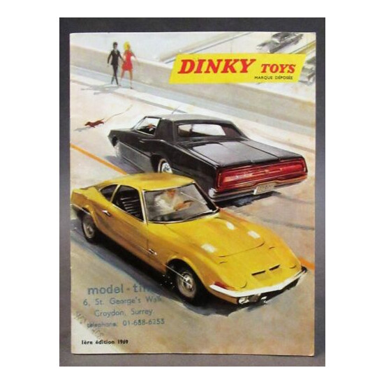 1969 1st Edition French DINKY Diecast Toys CATALOG {1}