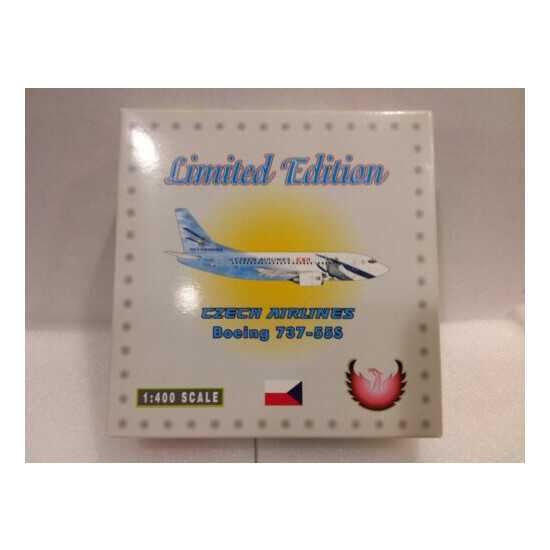 Czech Airlines 737-500 "80 Years" Livery 1/400 Scale by Phoenix  {1}