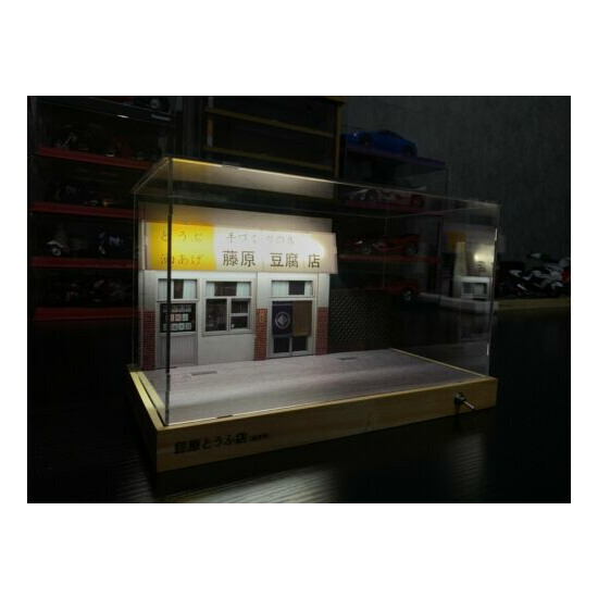 ######1/18 1/32 Initial D Tofu Shop With LED Light Yumebox Display Toyota AE86## {2}