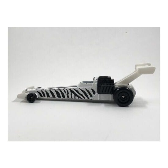 Hot Wheels 1993 Zebra Striped Drag Racer Car Loose {3}