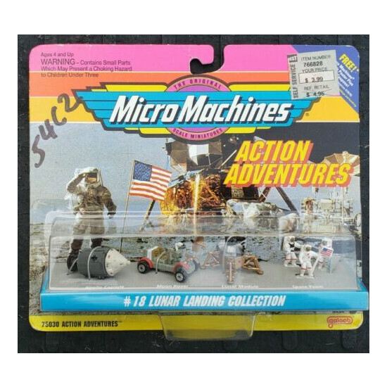 Micro Machines Action Adventures #18 Lunar Landing Collection Vehicle Set Galoob {1}
