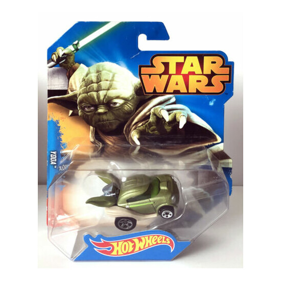 Hot Wheels Star Wars Yoda Character Car NIB {1}