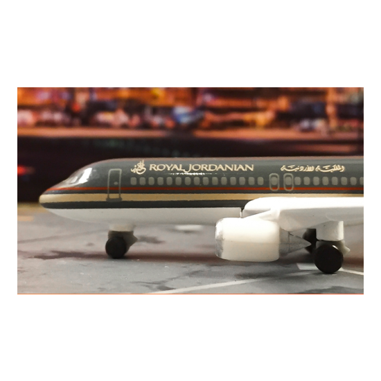 1:500 Herpa ROYAL JORDANIAN AIRBUS A320 Passenger Airplane Diecast Plane Model {4}