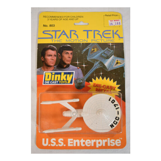 Star Trek Motion Picture U.S.S. Enterprise Dinky Die Cast Toy 1979 MOC {1}
