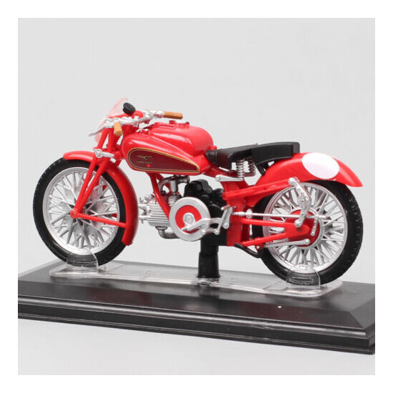 1/24 Scale Classic 1946 Moto Guzzi Dondolino Racer Diecast Toy Motorcycle Model {4}