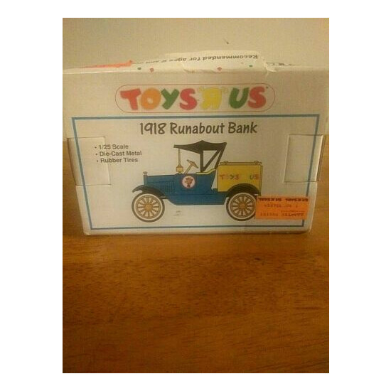 TOYS R US 1918 RUNABOUT BANK {2}