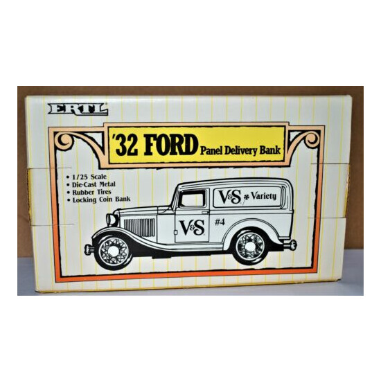 1932 Ford Panel Delivery Bank, ERTL 1/25 Diecast Metal "V&S Variety #4" NIB  {7}
