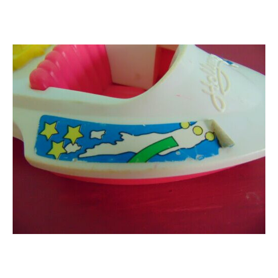 Tonka Hollywoods Plastic Pink and White Toy Boat  {4}