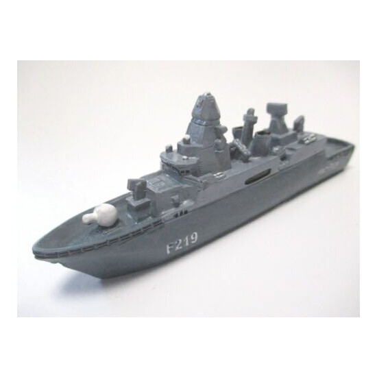 Navy Boat Frigate Saxony Ship 5 1/8in Polyresin Ship Collector {1}