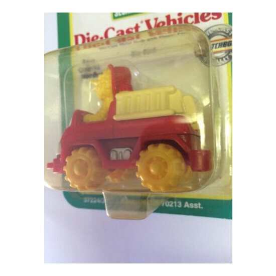 1997 Sesame Street Big Bird's Fire Engine Die Cast Vehicle Tyco Matchbox {2}