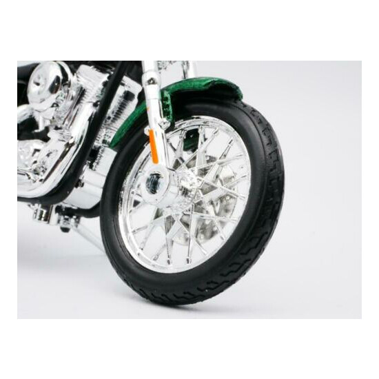 2012 XL 1200V SEVENTY TWO GREEN HARLEY DAVIDSON MOTORCYCLE ADULT COLLECTIBLE  {7}