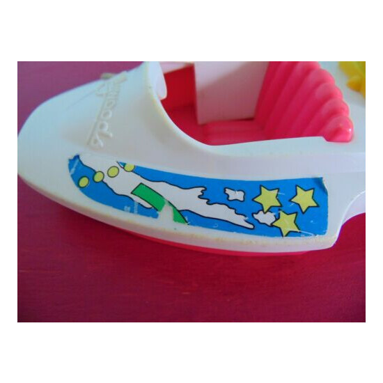 Tonka Hollywoods Plastic Pink and White Toy Boat  {3}