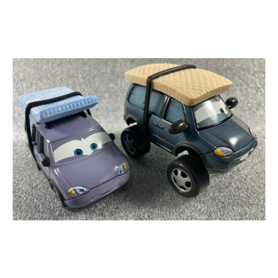 Disney Pixar Cars Leroy Traffik & Leroy Traffik w/ Snow Tires Die-Cast - LOOSE {1}