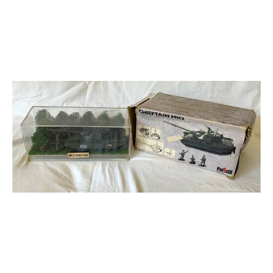 Vintage Polistil Chieftain MK3 Military Tank 1/50 Scale Die Cast Made In Italy {1}