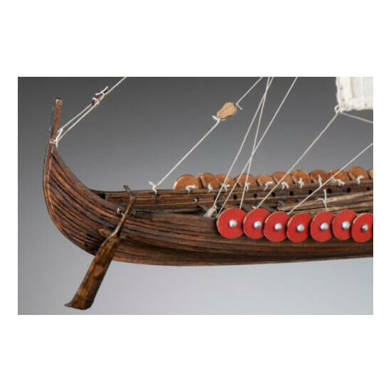 Dusek D014 - Viking Longship - Wooden Modelship Kit,Scale 1:72 {2}