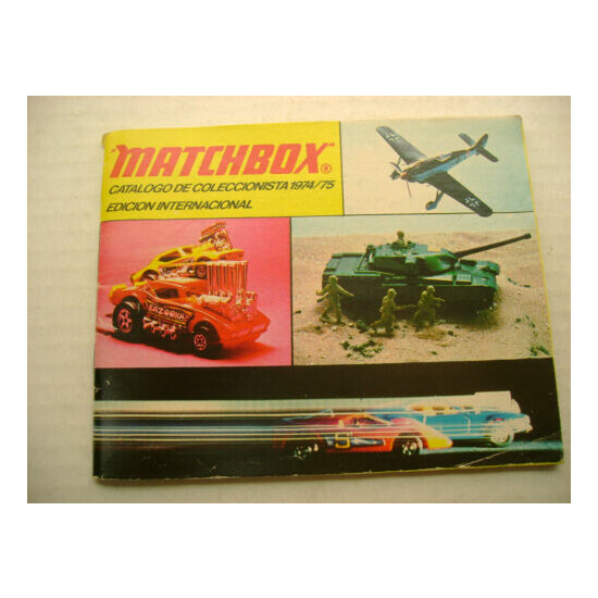 1974/75 MATCHBOX SUPERFAST CATALOGO DE COLECCIONISTA EDICION INTERNACIONAL {3}