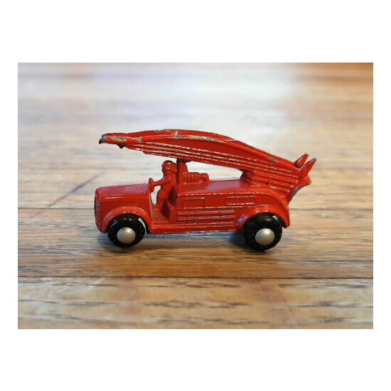 Vintage Miniature Die Cast Fire Truck {1}