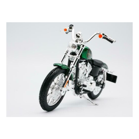 2012 XL 1200V SEVENTY TWO GREEN HARLEY DAVIDSON MOTORCYCLE ADULT COLLECTIBLE  {11}