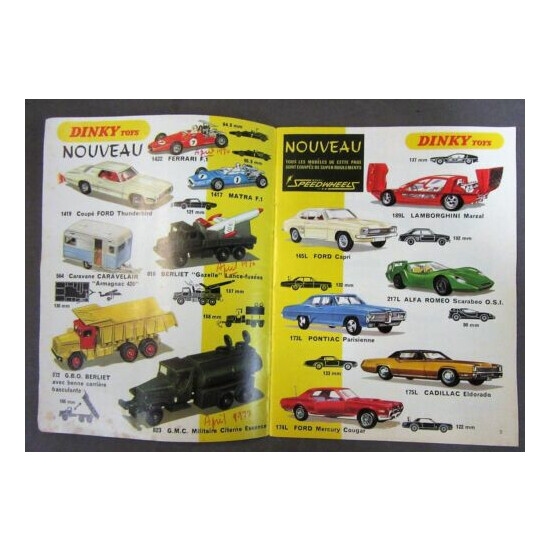 1969 1st Edition French DINKY Diecast Toys CATALOG {3}