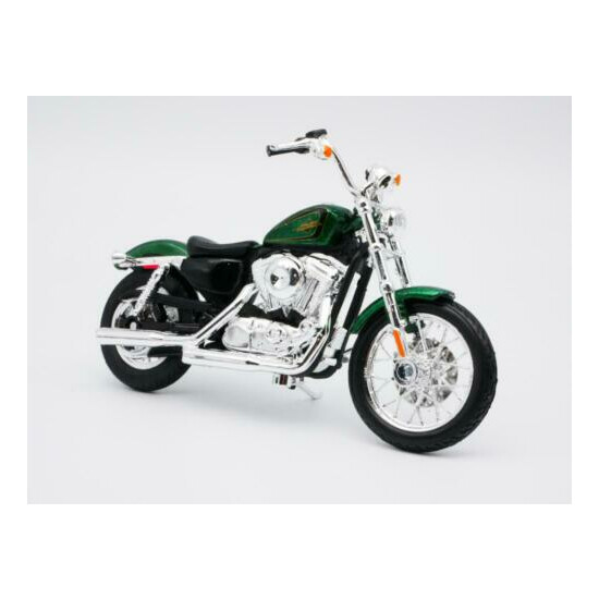 2012 XL 1200V SEVENTY TWO GREEN HARLEY DAVIDSON MOTORCYCLE ADULT COLLECTIBLE  {1}