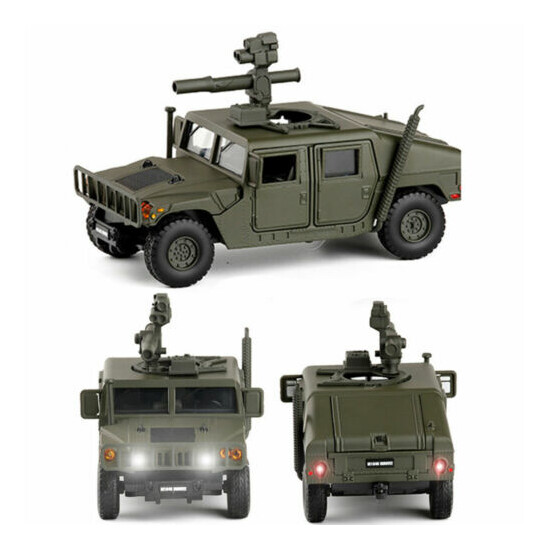 1:32 Humvee M1046 TOW Missile Carrier Diecast Model Car Toy Vehicle Collection {7}